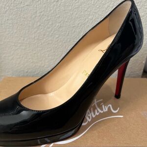 Christian Louboutin Black Patent Leather Heels